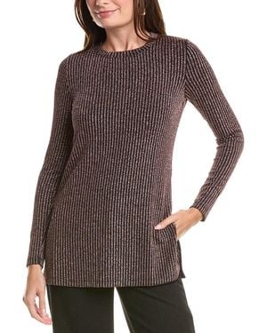 Johnny Was Jenna Metallic Tunic - Brown