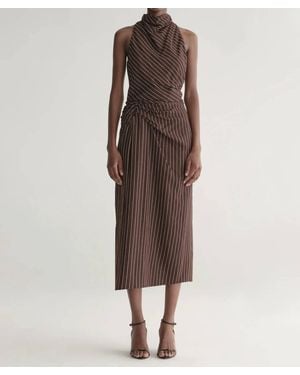 A.L.C. Jean Midi Skirt - Brown