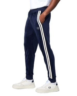 Sergio Tacchini Damarindo Velour Track Pant - Blue