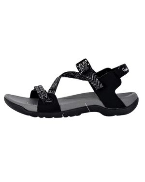 Viakix Sloane Sandals Adjustable Strap All-Terrain Outdoor Gal2063 - Black