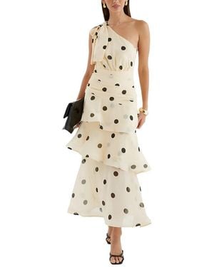DELI S Printed Maxi Dress - Natural