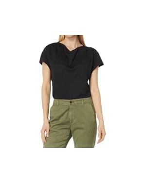 Vince Cowl Neck Top - Black