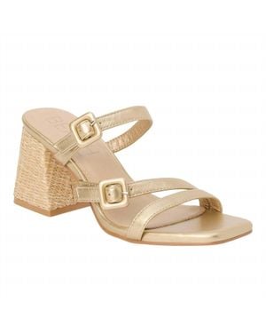 Matisse Luau Open Toe Sandals - Metallic