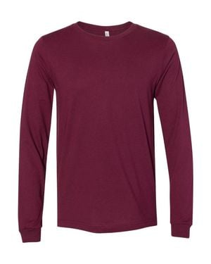 Bella Canvas Jersey Long Sleeve Tee - Pink