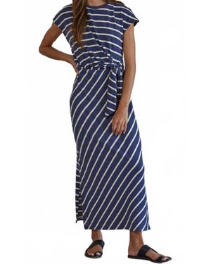 By Together Hudson Striped Maxi Dress - Blue