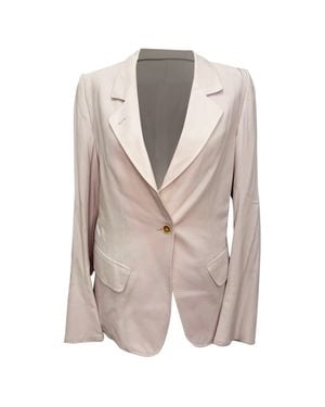 Ann Demeulemeester Single-Breasted Blazer - Pink