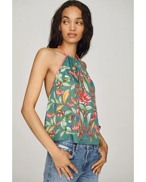 FARM Rio X Anthropologie Halter Top - Green
