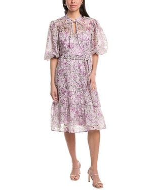 Mikael Aghal Midi Dress - Pink