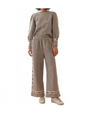 Omika Lydia Puff Sleeve Sweatshirt - Gray