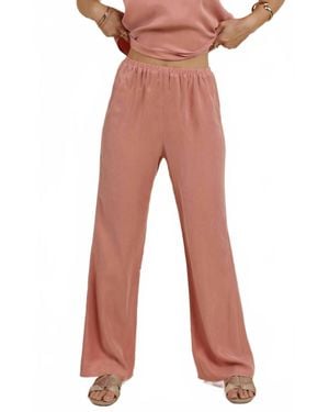 Sadie & Sage Heritage Bootcut Pant - Red