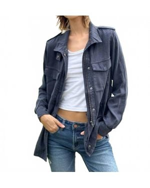 Wash Lab Denim Swing Jacket - Blue