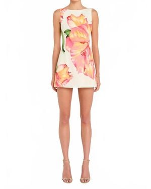 Amanda Uprichard Francie Romper - Red