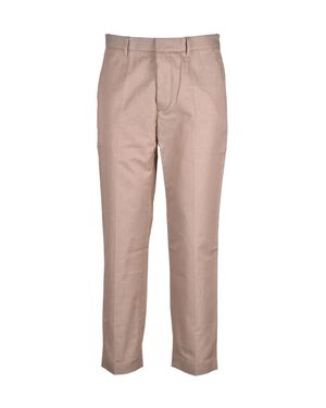 hindustrie Cotton Linen Pants - Natural