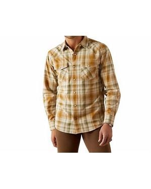 Ariat Retro Halston Western Long-Sleeve Button-Down Shirt - Natural