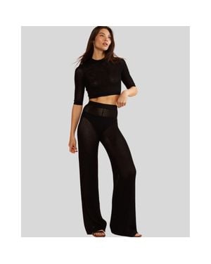 Cynthia Rowley Knit Pants - Black