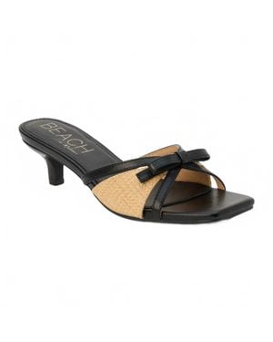 Matisse Porter Kitten Heel Sandal - Black