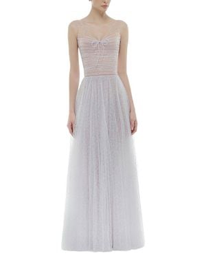 Emma way Embellished Midi Dress - White