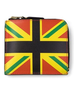 DENIM TEARS Union Jack Zip Wallet - Yellow