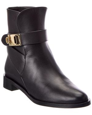 Ferragamo Ferragamo Zanira Leather Bootie - Black