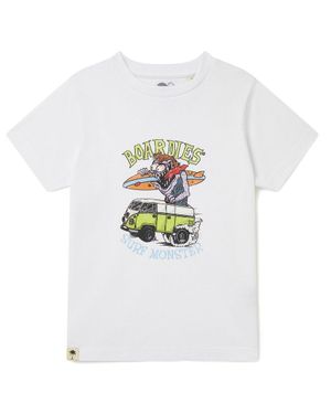 Boardies Boardies¨ Surf Monster Tee - White