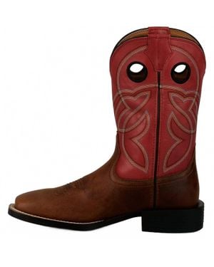 Justin Lubbock 11" Work Boot - Brown