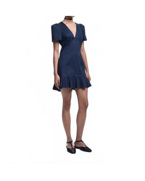 Kika Vargas Zeina Dress - Blue