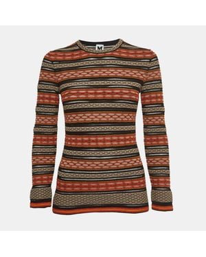 Missoni Patterned Knit Top - Brown