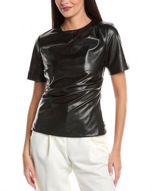 Jonathan Simkhai Taena Draped Top - Black
