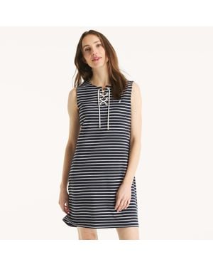 Nautica Striped Dress - Blue