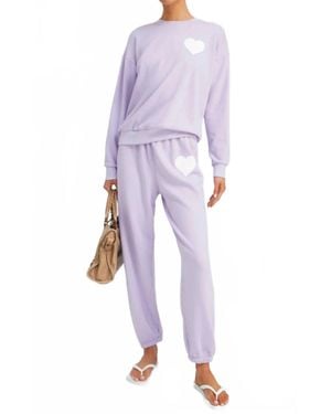 SPRWMN Heart Sweatpant - Purple