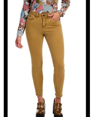 Fdj Olivia Slim Ankle Pant - Metallic