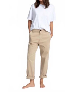 ASKK NY Chino Low Slung Relaxed Pant - Natural