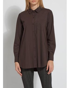 Lyssé Schiffer Button Down - Brown