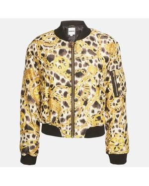 Moschino X H & M/ Printed Nylon Zip-Up Jacket - Yellow