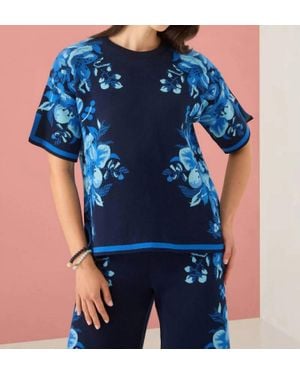 Alivia Corra Top - Blue