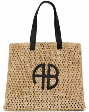 Anine Bing Large Rio Tote Bag - Natural