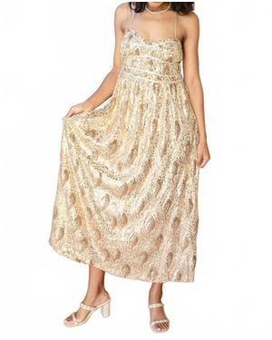 SOFIA The Label Gianna Midi Dress - Natural