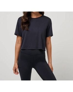 Travis Mathew Skyloft Light Celestia Short Sleeve Tee - Black