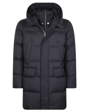 Montecore Padded Hooded Polyester-Blend Parka - Blue