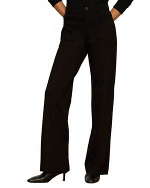 Sanctuary Marine Ponte Straight Leg Pants - Black