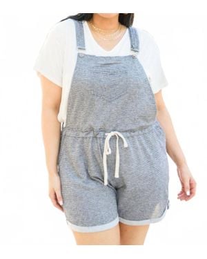 Jodifil Run Free Overall Shorts - Blue