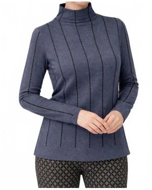 J'Envie/Eli The Nicosia Turtleneck Sweater - Blue