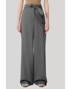Max Mara Stretch Wool Cloth Pants - Black