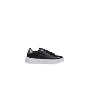 Furla Studded Platform Sneaker Leather Shoes - Black