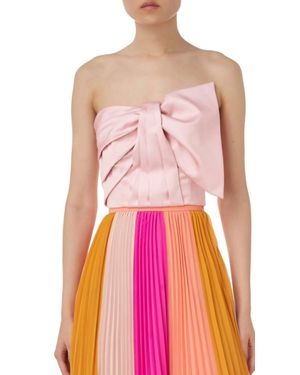 AMUR Terry Bustier Top - Pink