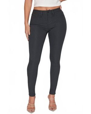 YMI Bianca Mid-Rise Skinny Jeans - Blue