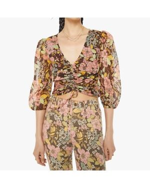 Mother Cinch Top - Brown