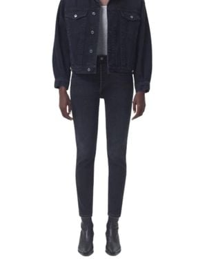 Agolde Nico High Rise Slim Fit - Blue