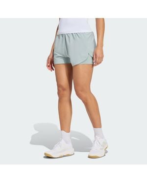 adidas D4T Workout Go To 2In1 Shorts - Blue