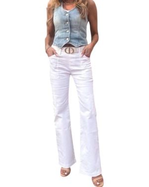 Bevy Flog Rose Pants - Blue